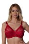 Claret Red Lace Gathering Bra - 503 - Size 110139036 - 4