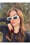 Geometric White Women's Sunglasses (100% Uv Protection) - 3