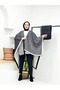 Women's Double-Sided Usable Knitwear Shawl Poncho - 6