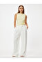 Textured Round Neck Tank Top