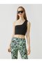 Crop Tank Top One Shoulder - 3