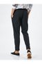 Jogger Sweatpants with Lace Waist Pocket - 4
