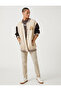 Basic Woven Trousers with Button Detail, 5 Pockets