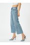 Wide Short Leg Jeans Standard Waist Cotton Pocket - Bianca Crop Jeans - 5