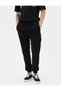 Jogger Sweatpants with Lace Waist, Zipper Detail and Pocket - 3