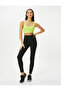 Sports Leggings High Waist Tight Fit Print Detailed