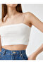 Thin Strap Crop Tank Top - 5