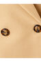 Long Cuff Coat Buttoned Double Breasted Slit Belted - 6