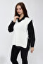 Women's V-Neck Belted Long Knitwear Sweater