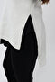 Women's V-Neck Belted Long Knitwear Sweater - 7