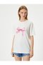 Cotton Bow Printed - Crew Neck Short Sleeve Relax Fit T-Shirt - 3