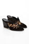 Women's Genuine Suede Leather Western Slippers 6300 - 4
