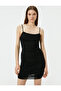 فستان ميني درابيلي بحمالات رفيعة - 2