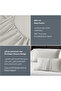 Fitted Sheet - Fits 200x200 Cm Super King Size 3 Pcs - 35 Cm Deep Pocket - 6