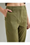 Carrot Pants High Waist Pocket Detailed Cotton - 5