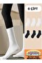6 Pack Unisex Super Economical Plain Black and White Tennis Socks Crpbkl 09876710
