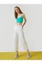 Crop Undershirt Wide Collar Thin Straps - 2