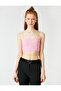 Thin Strap Crop Tank Top - 3