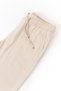Men's Stone Color Side Pocket Lace up Waist Elastic Waist Belt 968 Jogger Pants - 4
