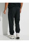 Jogger Sweatpants with Lace Waist and Zipper Pocket Detail - 4