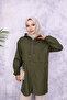 Hooded Zippered Trench Coat - 3