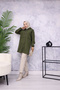 Hooded Zippered Trench Coat - 7