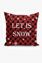 Christmas Themed Throw Pillow Cover / Christmas - Christmas Cushion Cover (Double-Sided Printed - Hidden Zipper) - 3