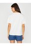Women's White T-Shirt 8YAK13639QK - 4