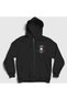 Unisex Black Italian Stallion Movie Rocky Zippered Hooded Sweatshirt 249761 Tt