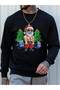 Christmas Printed Oversize Sweatshirt