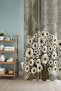Bathroom Curtain, Bohemian White Flowers Pattern Shower Curtain, Bathtub Curtain 175X200Cm - 3