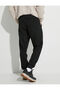 Jogger Sweatpants with Lace Waist Pocket Sewing Detail - 4