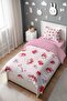 Pink Sweet Strawberries and My Melody Pattern Single Baby Kids Duvet Cover Set - 3