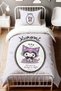 Kuromi Sweet Paws Patterned Single Baby Kids Duvet Cover Set with Cat Costume - 2