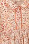 Girl's Dress Floral Long Sleeve Lined Ribbed 100% Cotton - 3