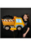 Construction Business Machinery Themed Truck Retro Foil Balloon - 2