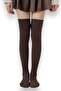 Winter Natural Wool Women's Brown Ultra Long over the Knee Socks Leggings Boot Stocking