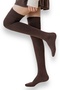 Winter Natural Wool Women's Brown Ultra Long over the Knee Socks Leggings Boot Stocking - 3