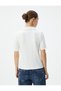 Short Sleeve T-Shirt Button Collar - 4