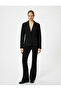Blazer Jacket with Buttons, Fleto Pockets, Double Breasted Collar