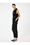 High Waist Cigarette Pants with Pockets Slim Fit - 2