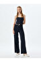 Crop Top with Buttons, Rope Straps, Pocket Detail, Slim Fit - 2