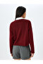 Long Sleeve Crew Neck Buttoned Striped Knitwear Cardigan - 4