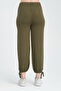 Women's Adjustable Leg Large Size Loose Knitted Trousers Shalwar - 8