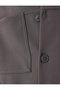 Buttoned Long Sleeve Shirt Jacket with Pocket Detail - 6