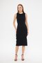 Women's Camisole Slit Halter Neck Pencil Dress - 3