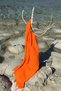 Orange Peshtemal - Soft Colored Peshtemal - Highly Absorbent and Quick-Drying
