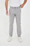 Winter Gabardine Chino Trousers Regular Fit Men's Light Gray - 3