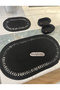 50X80 cm and 40X60 cm Floor Mat Bathroom Set with 2 Oval Baskets - Gift, Dowry and Organize - 3