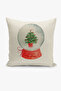 Christmas Themed Throw Pillow Cover / Christmas - Christmas Cushion Cover (Double-Sided Printed - Hidden Zipper) - 3